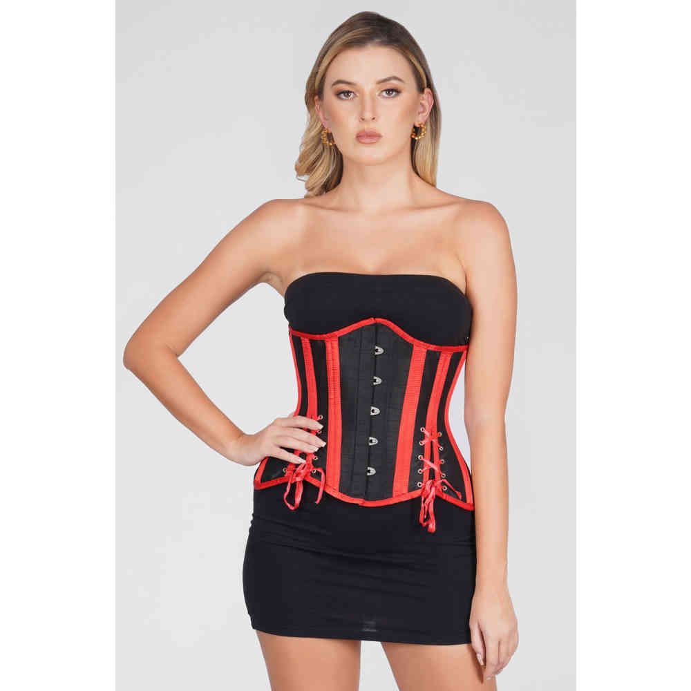 Attitude Corsets - Travon Waist training underbust korset - Rood